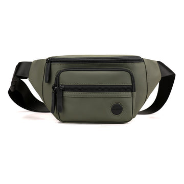 Fashion Man Waist Bag Fanny Pack Waterproof Chest Pack Outdoor Sports Crossbody Bag Casual Travel Male Belt Bag Hip Waist Packs